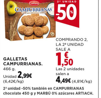 Hipercor GALLETAS CAMPURRIANAS 466 g oferta