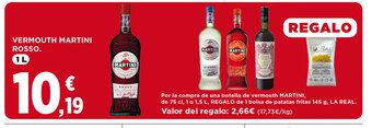 Hipercor VERMOUTH MARTINI ROSSO 1L oferta