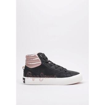 Decathlon Zapatillas caminar niños pepe jeans ottis padded negro oferta
