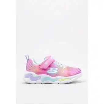 Decathlon Zapatillas caminar niños skechers wavy beams rosa oferta