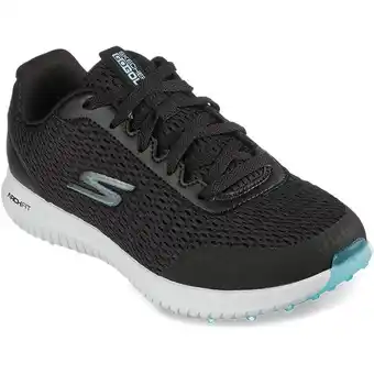 Decathlon Zapatillas deportivas skechers fairway 3 para mujer (negro/turquesa) oferta