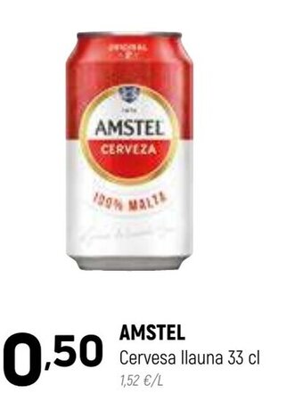 Coviran AMSTEL Cervesa llauna 33 cl oferta