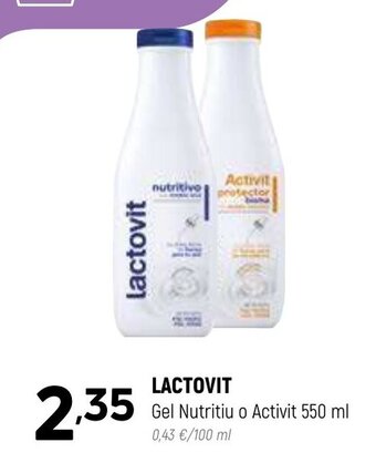 Coviran LACTOVIT Gel Nutritiu o Activit 550 ml oferta