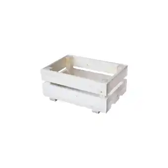 Brico Depôt Caja decorativa de madera 39 x 25,5 x 18 cm acabado natural - madelea oferta