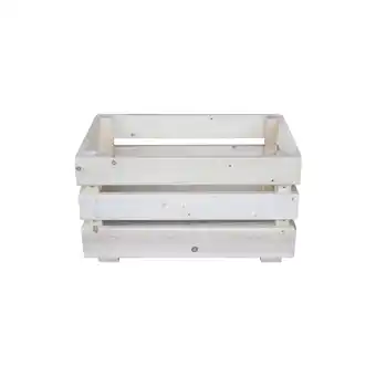 Brico Depôt Caja decorativa de madera 49 x 30 x 26 cm acabado natural - madelea oferta