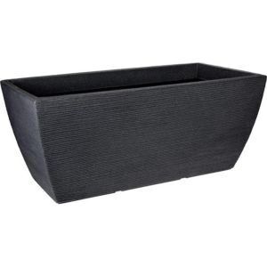 Brico Depôt Jardinera resina antracita 80x40 cm oferta