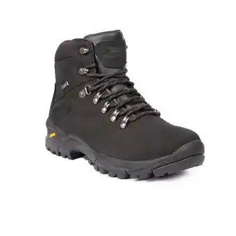 Decathlon Botas de senderismo de cuero tristan con cordones, gancho, anilla d, presilla oferta