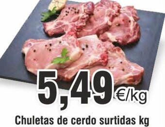 Froiz Chuletas de cerdo surtidas kg oferta