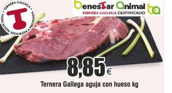 Froiz Ternera Gallega aguja con hueso kg oferta