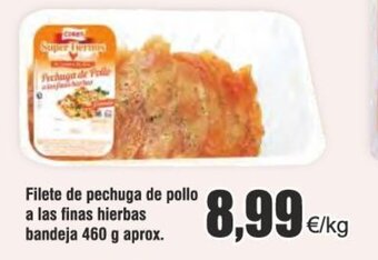 Froiz Filete de pechuga de pollo a las finas hierbas bandeja 460 g aprox. oferta