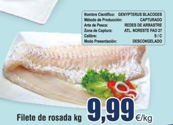 Froiz Filete de rosada kg oferta