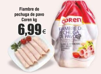 Froiz Fiambre de pechuga de pavo Coren kg oferta