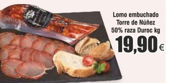 Froiz Lomo embuchado Torre de Núñez 50% raza Duroc kg oferta