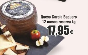 Froiz Queso García Baquero 12 meses reserva kg oferta