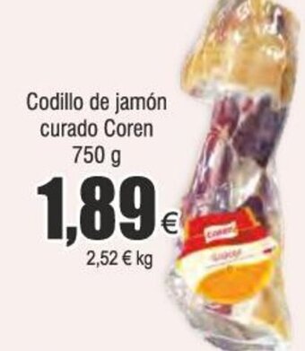 Froiz Codillo de jamón curado Coren 750 g oferta
