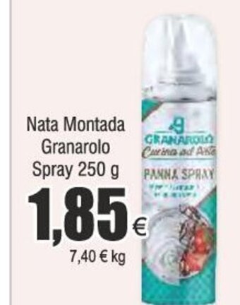 FROIZ Nata Montada Granarolo Spray 250 g oferta