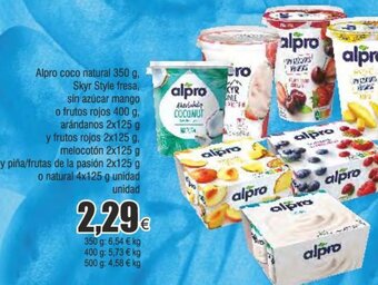 FROIZ Alpro coco natural 350 g, oferta