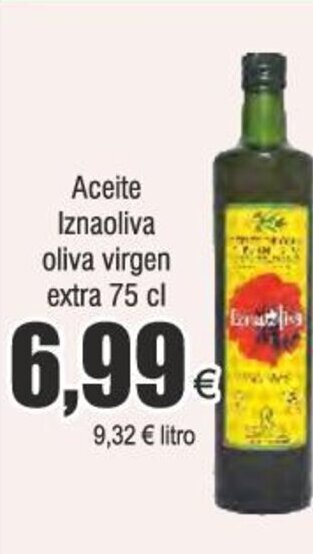 FROIZ Aceite Iznaoliva oliva virgen extra 75 cl oferta