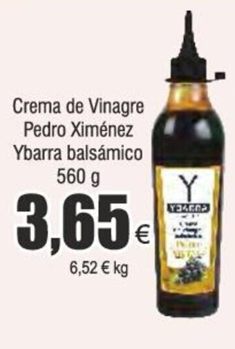 FROIZ Crema de Vinagre Pedro Ximénez Ybarra balsámico 560 g oferta