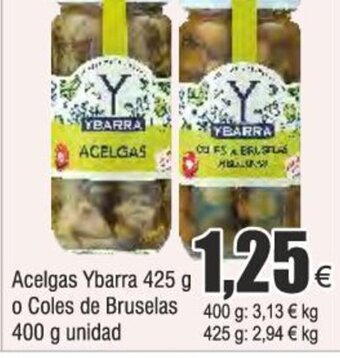 FROIZ Acelgas Ybarra 425 g o Coles de Bruselas 400 g unidad oferta
