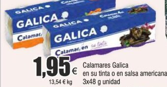 Froiz Calamares Galica en su tinta o en salsa americana oferta