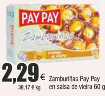 FROIZ Zamburiñas Pay Pay en salsa de vieira 60 g oferta