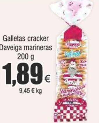 FROIZ Galletas cracker Daveiga marineras 200 g oferta