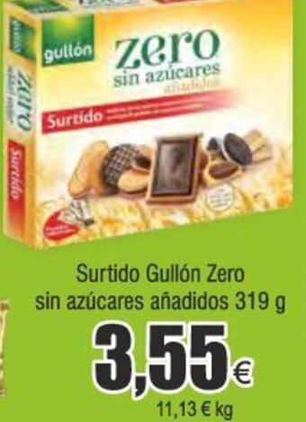 Froiz Surtido Gullón Zero sin azúcares añadidos 319 g oferta