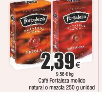 Froiz Café Fortaleza molido natural o mezcla 250 g unidad oferta