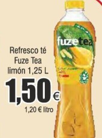 Froiz Refresco té Fuze Tea limón 1,25 L oferta