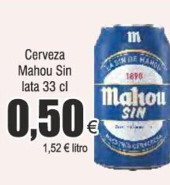 Froiz Cerveza Mahou Sin lata 33 cl oferta