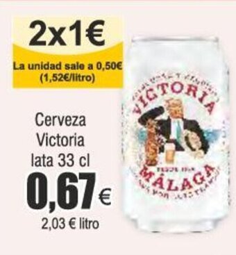 Froiz Cerveza Victoria lata 33 cl oferta