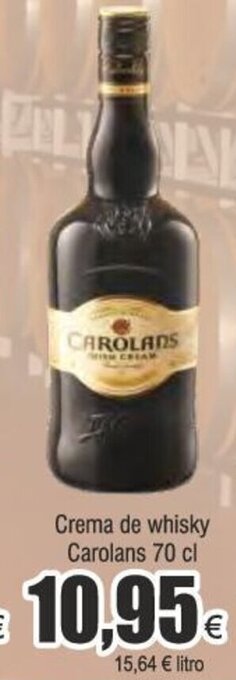 Froiz Crema de whisky Carolans 70 cl oferta