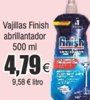 FROIZ Vajillas Finish abrillantador 500 ml oferta