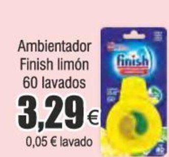 Froiz Ambientador Finish limón 60 lavados oferta