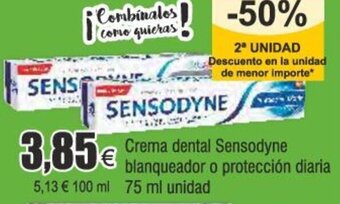 Froiz Crema dental Sensodyne blanqueador o protección diaria oferta