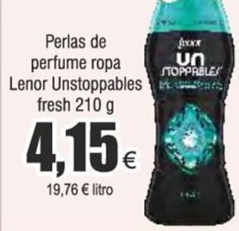 Froiz Perlas de perfume ropa Lenor Unstoppables fresh 210 g oferta