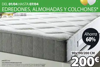 JYSK Dreamzone Colchón De Espuma Gold F130 oferta
