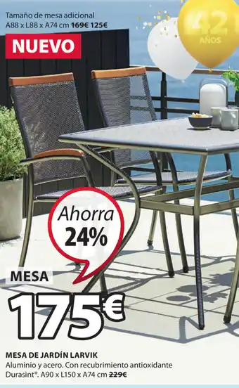 JYSK Mesa De Jardín Larvik oferta