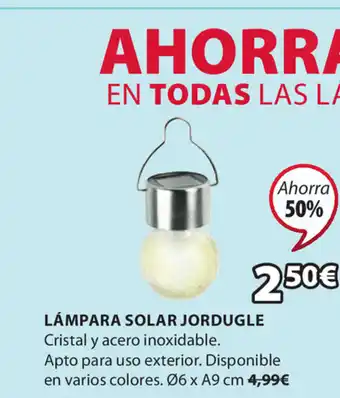 JYSK Lámpara Solar Jordugle oferta