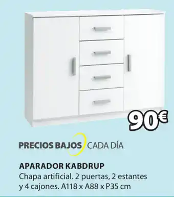 JYSK Aparador Kabdrup oferta