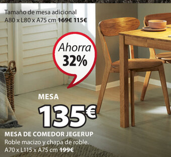 JYSK Mesa De Comedor Jegerup oferta