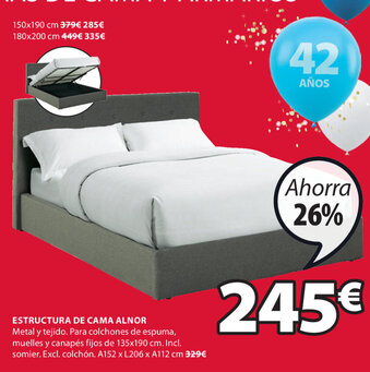 JYSK Estructura De Cama Alnor oferta