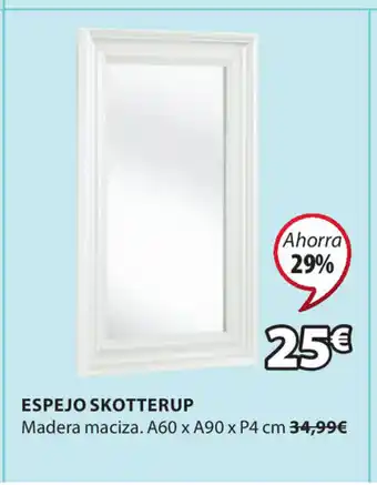JYSK Espejo Skotterup A60 x A90 x P4 cm oferta