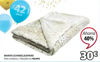 JYSK Manta Schneeleopard 140x200cm oferta