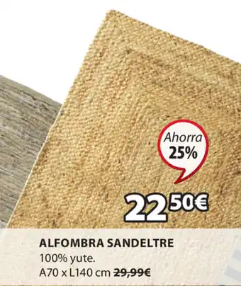 JYSK Alfombra Sandeltre A70 x L140 cm oferta