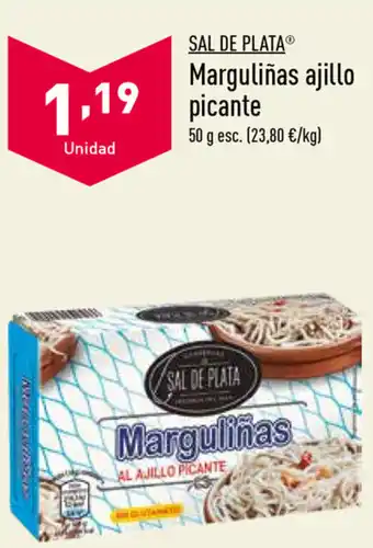 ALDI Sal de Plaza Marguliñas ajillo picante 50g oferta