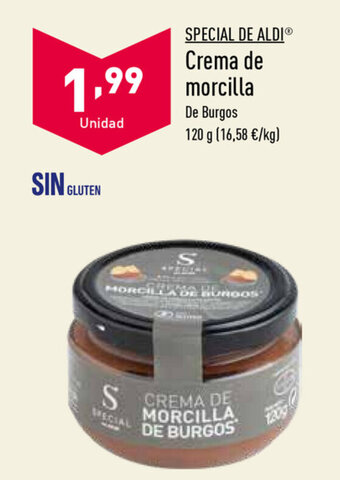 ALDI Special De Aldi Crema de morcilla 120g oferta