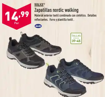 ALDI Walkx Zapatillas nordic walking oferta