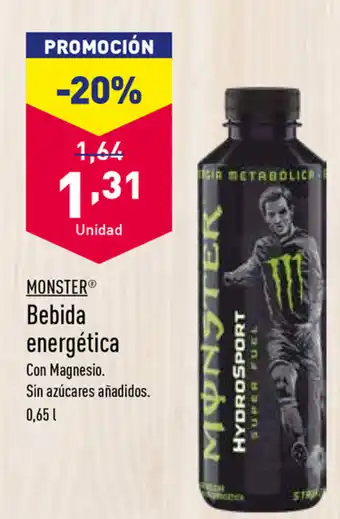 ALDI Monster Bebida energética 0,65 L oferta